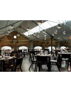 Lámpara de techo de diseño Mirror 30 cm, cristal metalizado 2