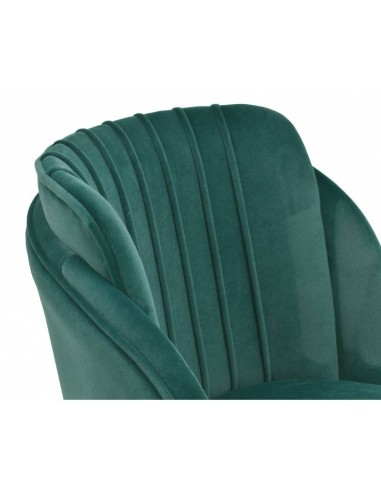 Silla mid century Grecia, metal, tapizado velvet