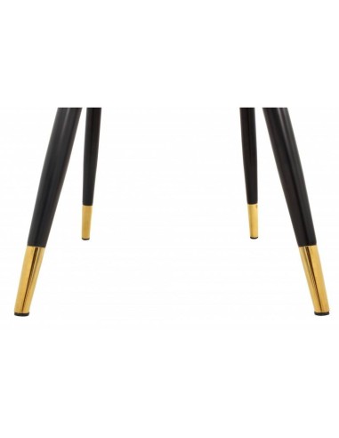 Silla mid century Grecia, metal, tapizado velvet