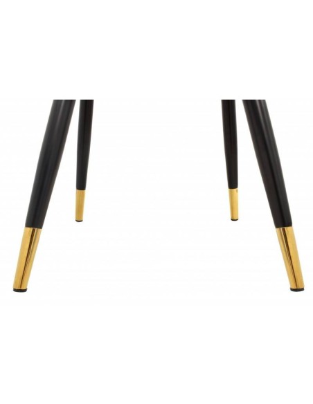 Silla mid century Grecia, metal, tapizado velvet