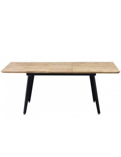 Mesa extensible industrial BOB 160(200)x90, metal, madera 2