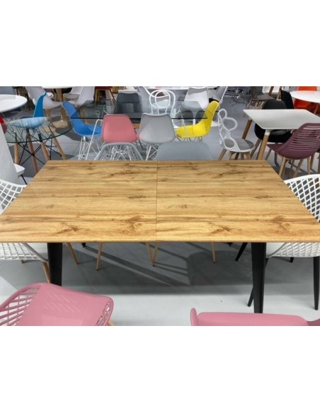 Mesa extensível industrial BOB 160(200)x90, metal, madeira Mesa extensível industrial BOB 160(200)x90, metal, madeira