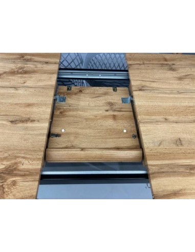 Mesa extensível industrial BOB 160(200)x90, metal, madeira