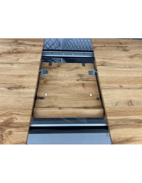 Mesa extensível industrial BOB 160(200)x90, metal, madeira Mesa extensível industrial BOB 160(200)x90, metal, madeira