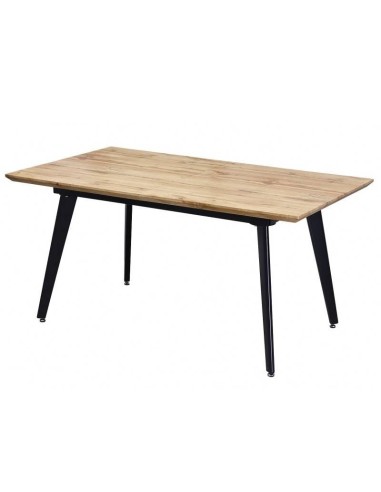 Mesa extensível industrial BOB 160(200)x90, metal, madeira