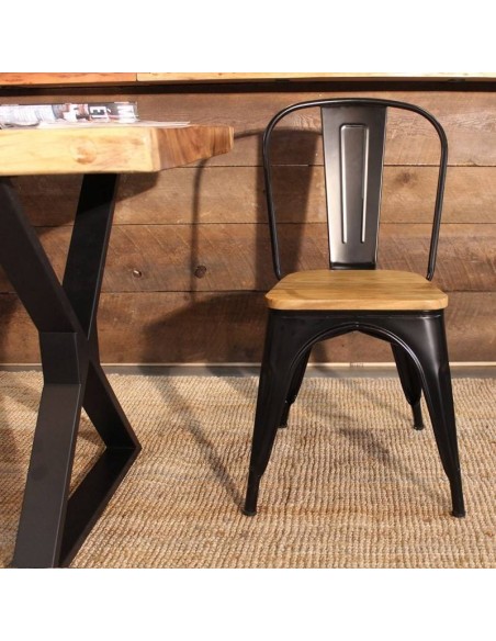 SILLA TOL, madera, metal, replica de Xavier Pauchard