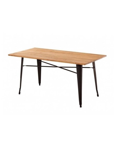 MESA TOLIX 120X80, PAUCHARD, madera, acero negro