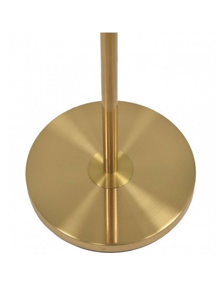 Lámpara de pie SETA, metal, dorada.