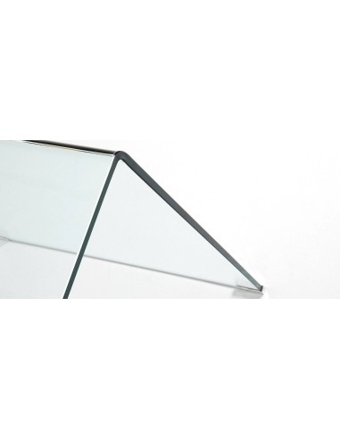  Mesa de escritório de design minimalista BURANO 125x70 Vidro Transparente