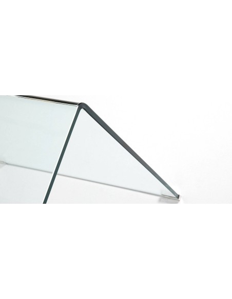  Mesa Escritorio de diseño minimalista BURANO 125x70 Cristal Transparente