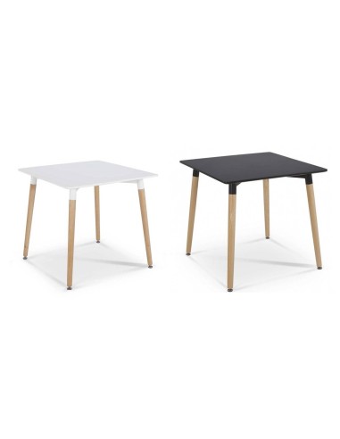 Mesa de Cozinha Nurya 80x80 design nórdico, Madeira