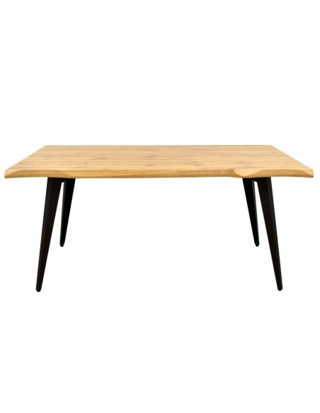 Mesa industrial MELINDA 160x90, metal, madera
