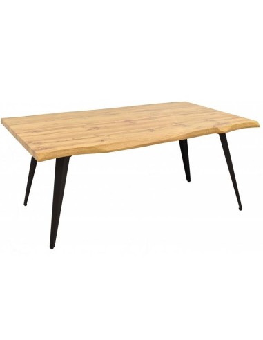 Mesa industrial MELINDA 160x90, metal, madeira