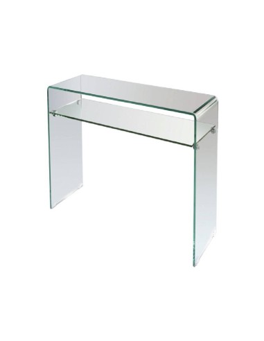 Console Sala Minimalista Katyusha 80x30, Vidro Temperado