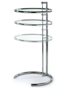Mesa auxiliar Napoli 50, Eileen Gray, Cristal 2
