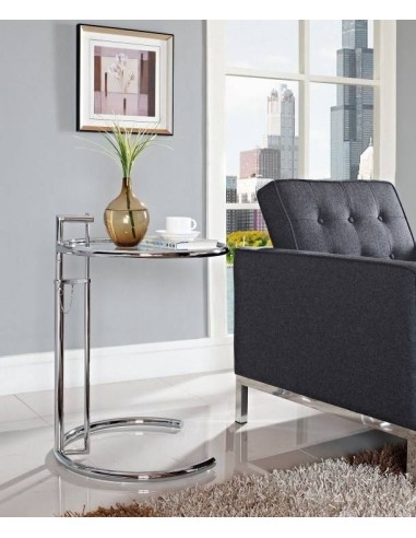 Mesa auxiliar Napoli 50, Eileen Gray, Cristal