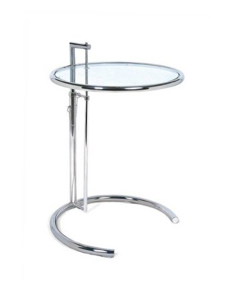 Mesa auxiliar Napoli 50, Eileen Gray, Cristal Mesa auxiliar Napoli 50, Eileen Gray, Cristal