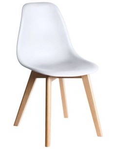 Silla SIRA, madera maciza, polipropileno