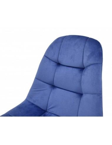 Silla de diseño RENA, madera, tapizada tejido velvet