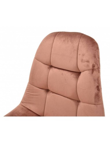 Silla de diseño RENA, madera, tapizada tejido velvet