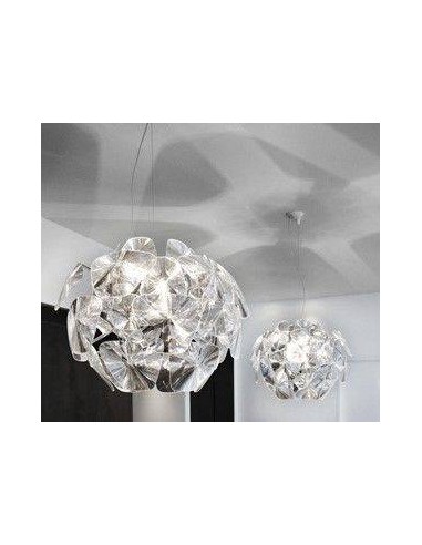 Lámpara de techo de diseño moderno Hop, acrilica transparente