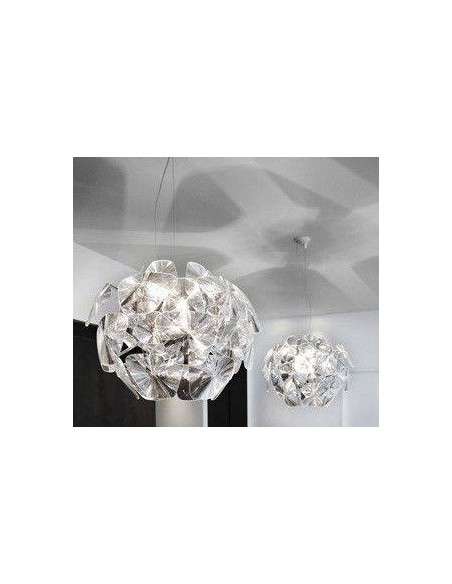 Lámpara de techo de diseño moderno Hop, acrilica transparente