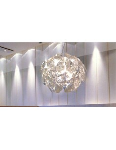 Lámpara de techo de diseño moderno Hop, acrilica transparente