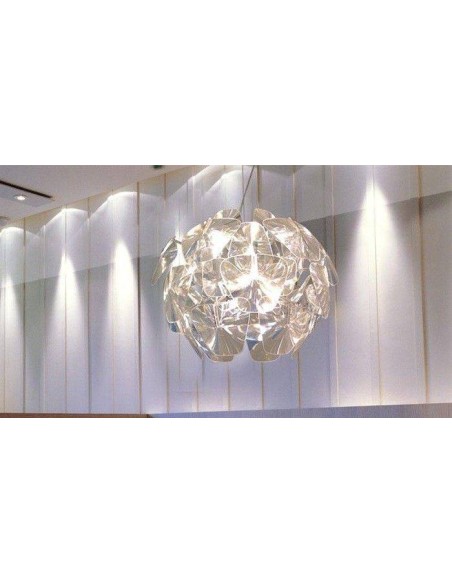 Lámpara de techo de diseño moderno Hop, acrilica transparente