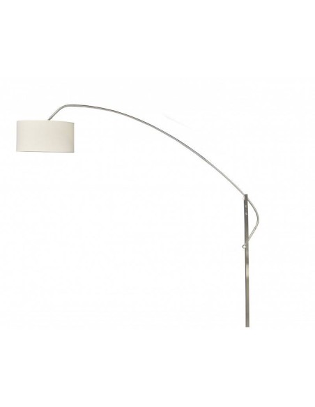 Lâmpada ajustável de pé para salão de beleza, cromo Alpha de design moderno, tela branca, base em mármore Lâmpada ajustável de pé para salão de beleza, cromo Alpha de design moderno, tela branca, base em mármore