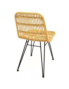 Cadeira externa Tartara, metal, rota natural bege 2