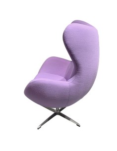 Sillón Egg Cashmere lila. Inspirado En Arne Jacobsen 2
