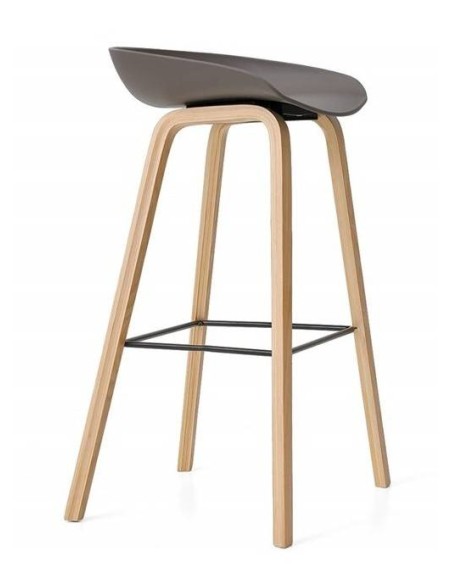 Taburete Welli 75, metal, polipropileno