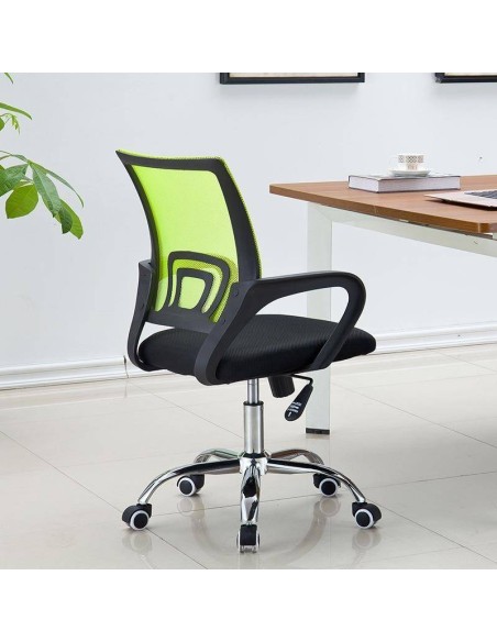 Sillón de oficina Helix, gas, basculante, malla y tejido negro Sillón de oficina Helix, gas, basculante, malla y tejido negro