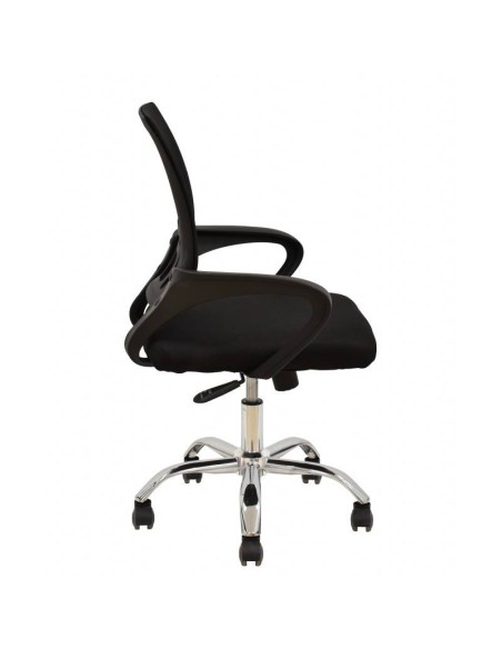 Sillón de oficina Helix, gas, basculante, malla y tejido negro Sillón de oficina Helix, gas, basculante, malla y tejido negro