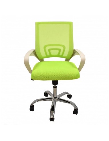 Sillón de oficina Helix blanco, gas, basculante, malla y tejido