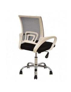 Sillón de oficina Helix blanco, gas, basculante, malla y tejido 2