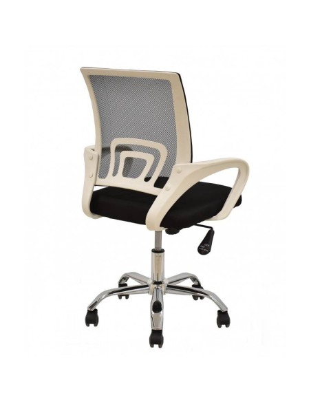 Sillón de oficina Helix blanco, gas, basculante, malla y tejido Sillón de oficina Helix blanco, gas, basculante, malla y tejido