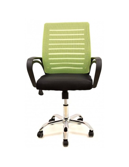 Sillón oficina SANSET, gas, basculante, malla y tejido bicolor