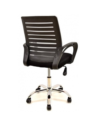 Sillón oficina SANSET, gas, basculante, malla y tejido bicolor