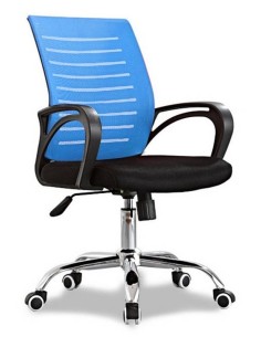 Sillón oficina SANSET, gas, basculante, malla y tejido bicolor